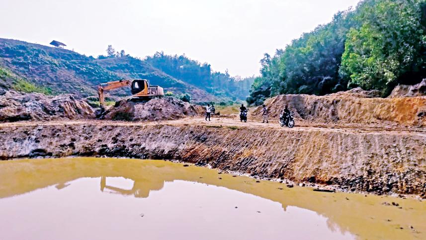 Reserve forest defiled, defying court order