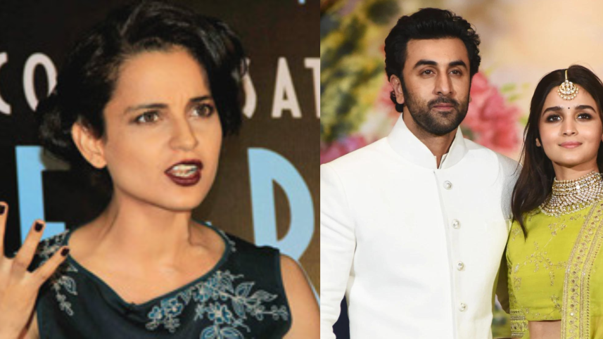 Kangana with Ranbir and Alia