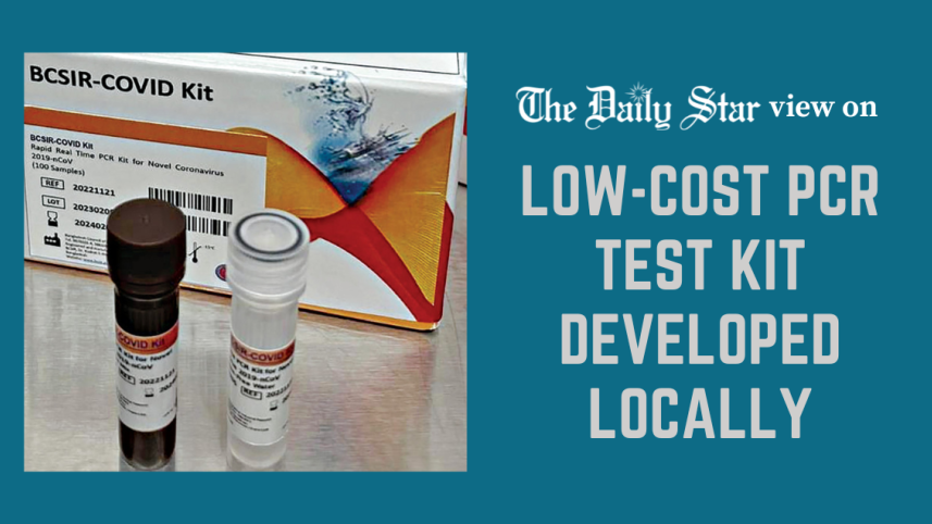 low-cost pcr test kit developed locally