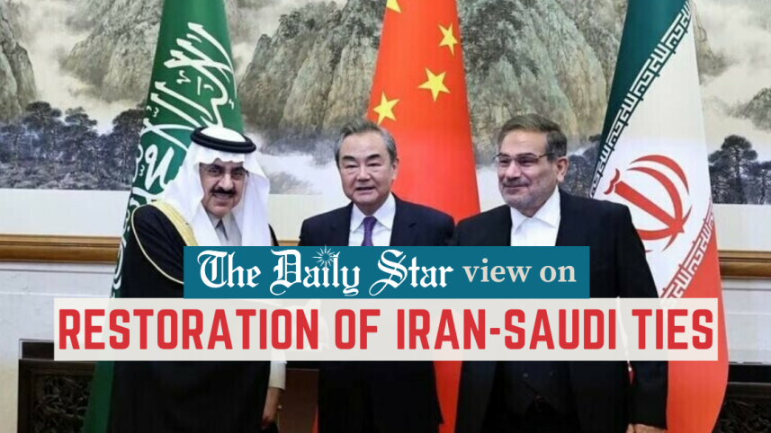 Restoration of Iran-Saudi ties  