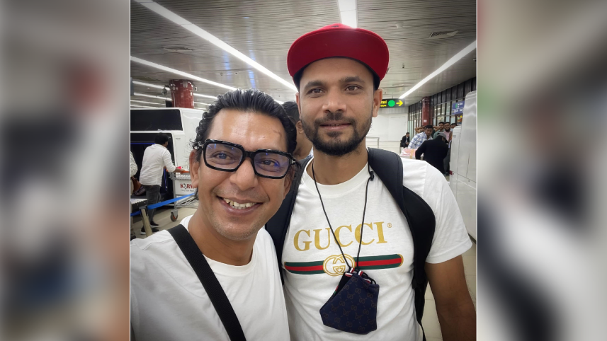 Chanchal Chowdhury and Mashrafe Bin Mortaza