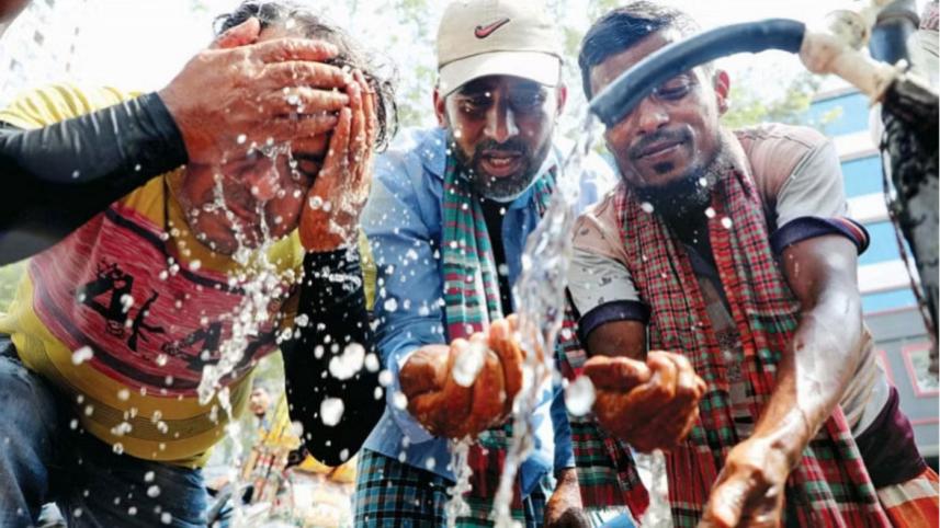 hottest temperature in Dhaka