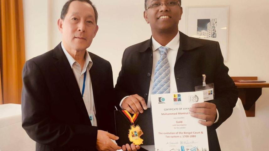 Collector Wins Gold Medal at IBRA, International Stamp Exhibition 