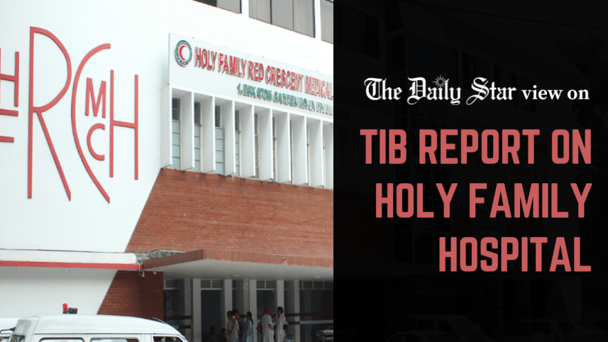 tib report on holy family hospital