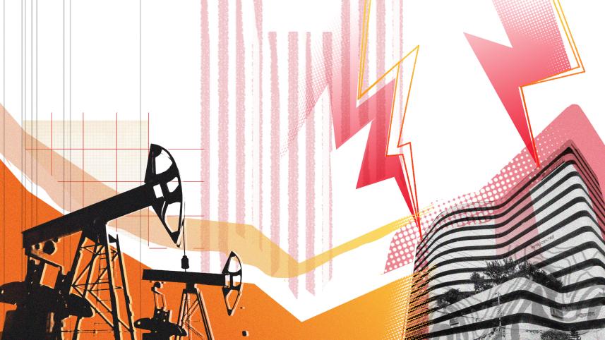Gazprom drilling gas wells