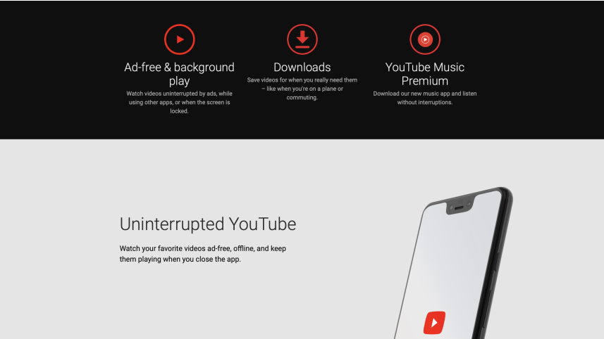 Premium subscription of YouTube in Bangladesh at BDT 239 per month