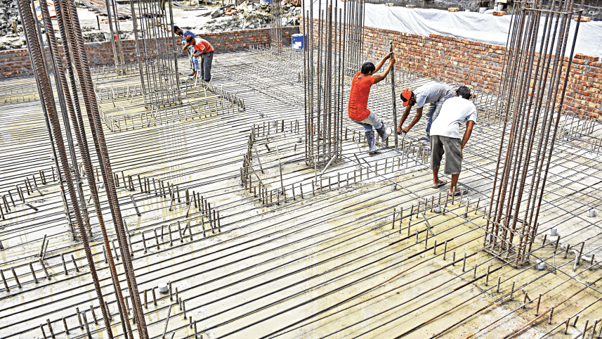 Rod prices drop. Tk 99,500 on Thursday whereas earlier it was Tk 101,500 per tonne