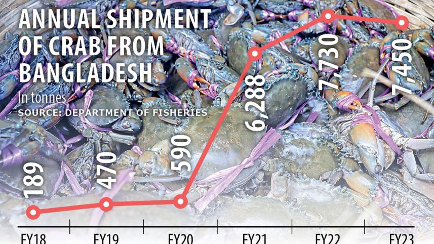Crab exports recovering from pandemic loss