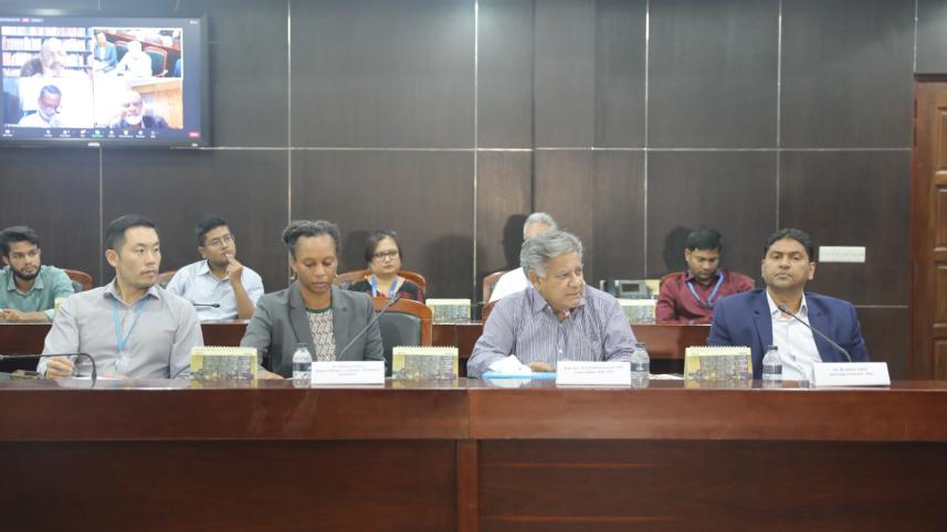 Panellists at the event. 