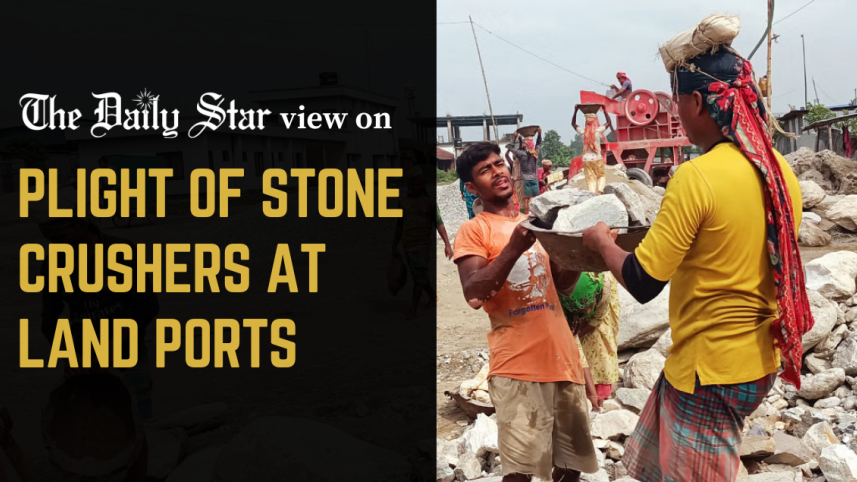 plight of stone crushers at land ports