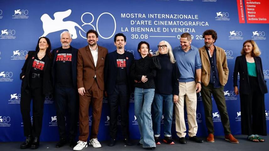 Hollywood writers and actors strike dampens Venice Film Festival's fervor