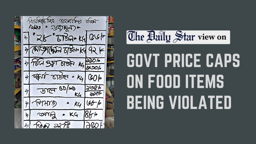Bangladesh price caps on food items being violated