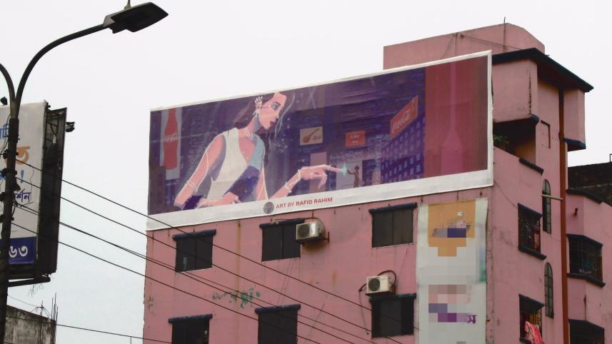 Billboards across Dhaka-Chattogram showcase fans’ love for music