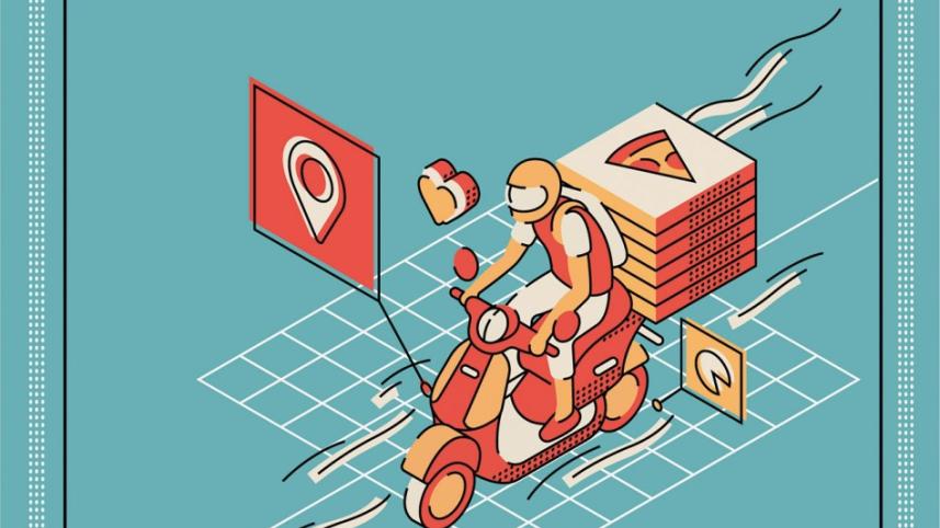 food delivery workers