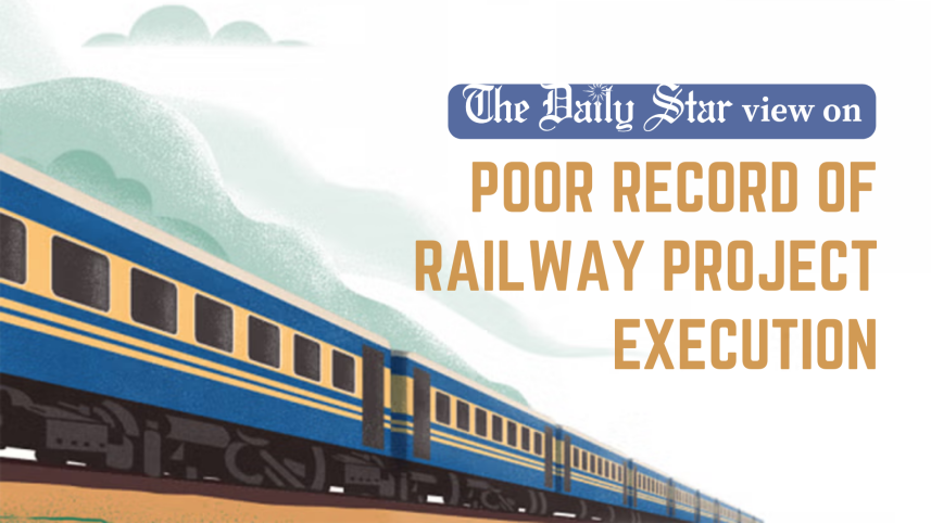poor record of railway project execution