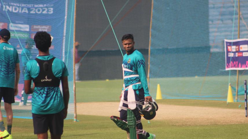 Shakib against India