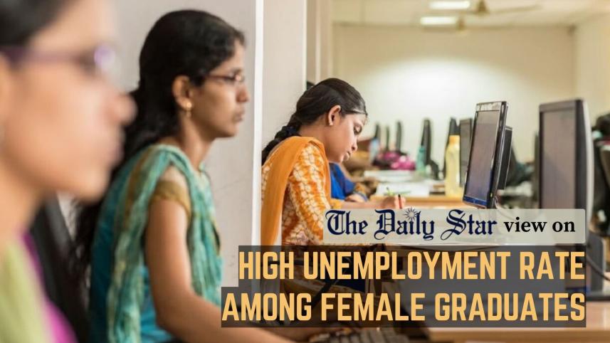 High unemployment rate among female graduates 