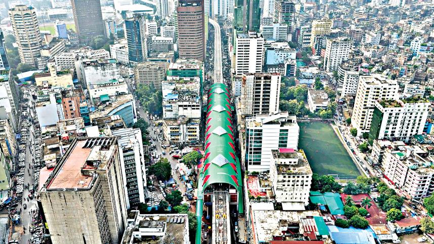 Dhaka metro rail stations