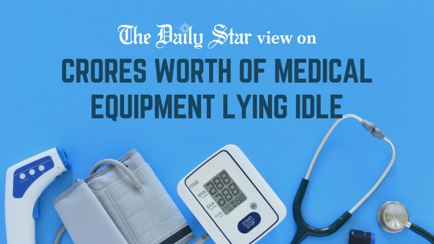 tk 800 crores worth of medical equipment lying idle
