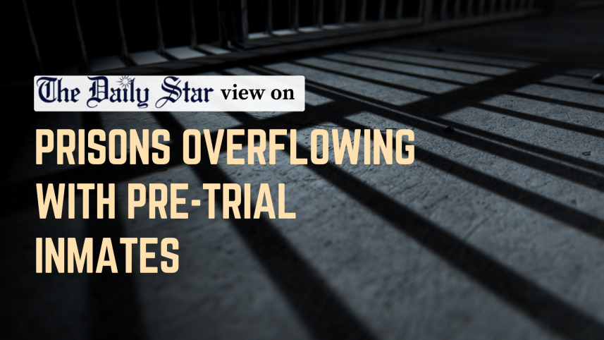 prisons overflowing with pre-trial inmates