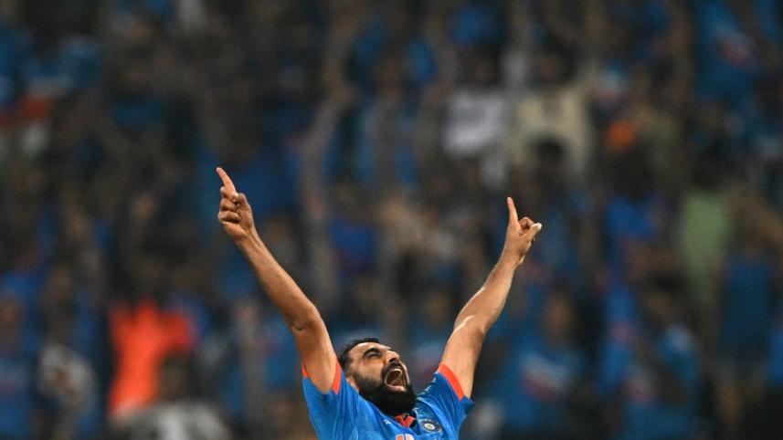 Mohammed Shami's seven wicket