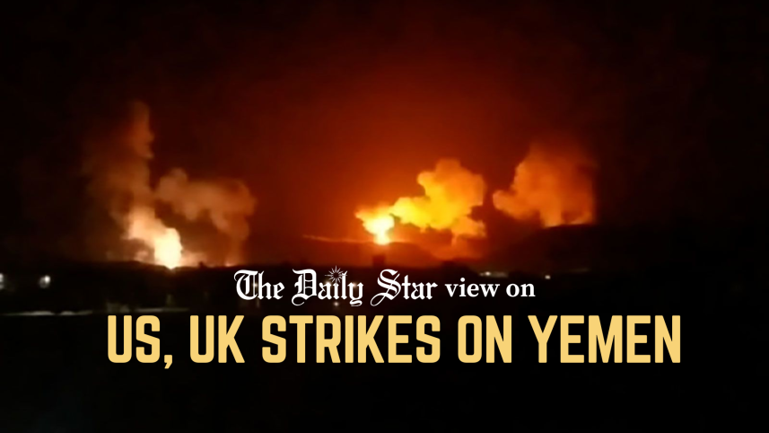 US, UK strikes on Yemen