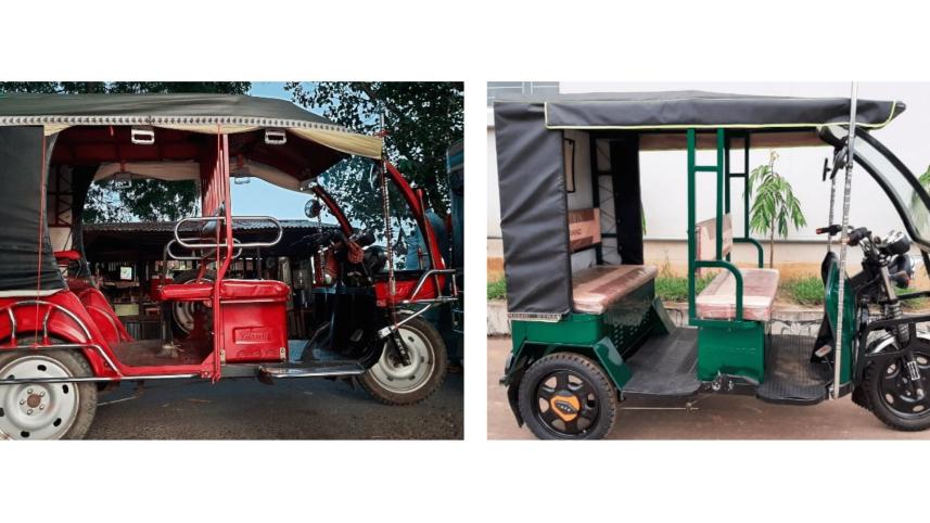 battery-run auto-rickshaw
