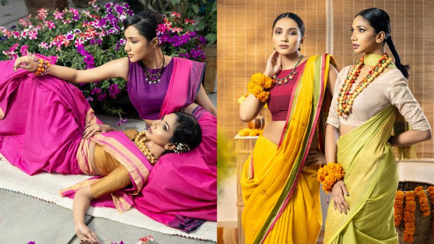 Embrace the vibrant vibes of Falgun fashion