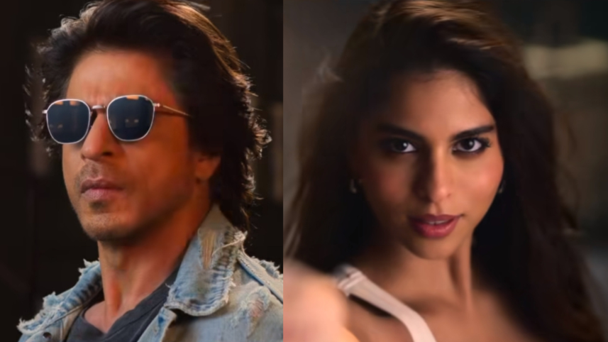 Shah Rukh Khan and Suhana.png