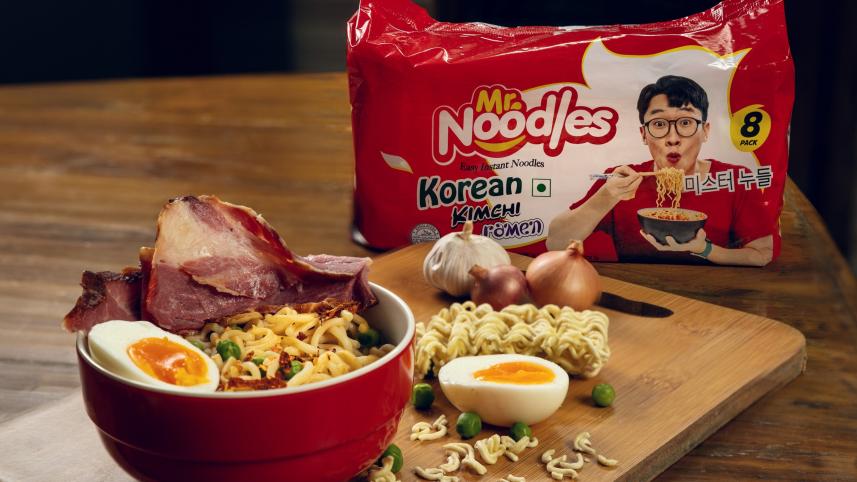 Soupy Korean Kimchi Noodles: A fusion delight