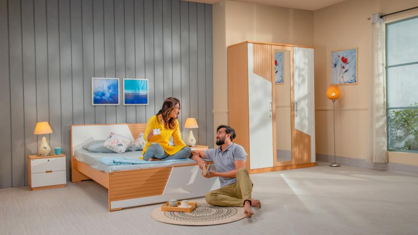 Stress-free bedroom makeover using furniture sets