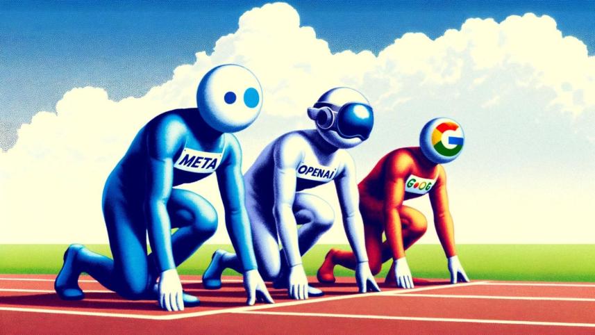 The success of Meta AI hinges on the capabilities of Llama 3, the next iteration of Meta's foundational open-source large language model. Image: Tech & Startup/Dall-E