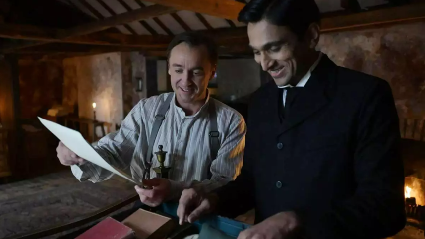 Pratik Gandhi and Tom Felton