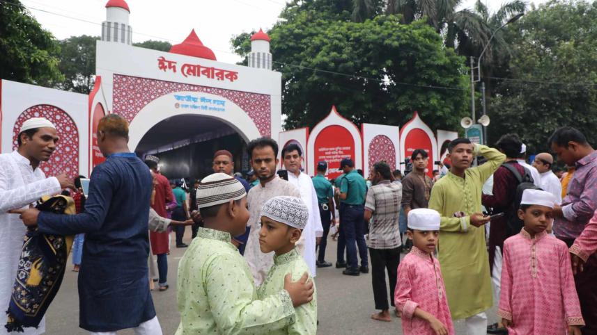 Eid Jamat at National Eidgah