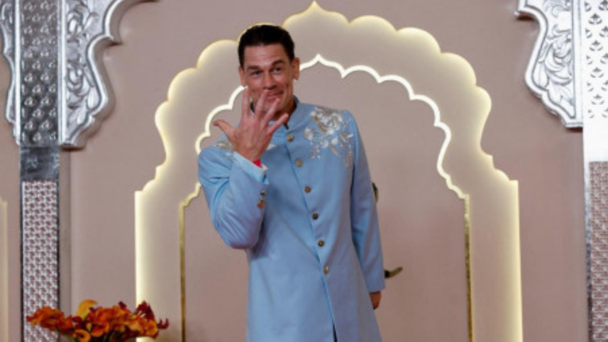 John Cena recreates iconic move at Anant and Radhika's wedding