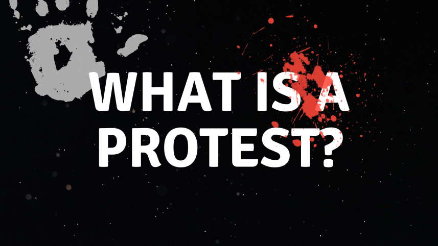 What is a protest?