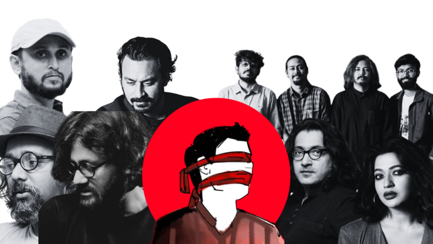 Stars show solidarity with the red protest