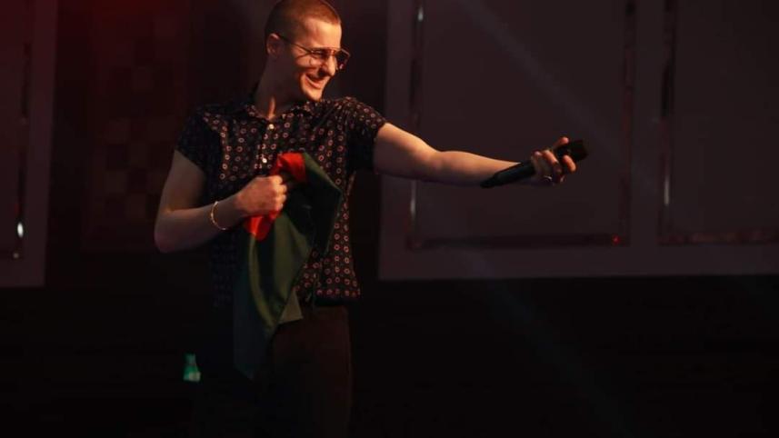 Akcent raises Bangladeshi flag.jpg