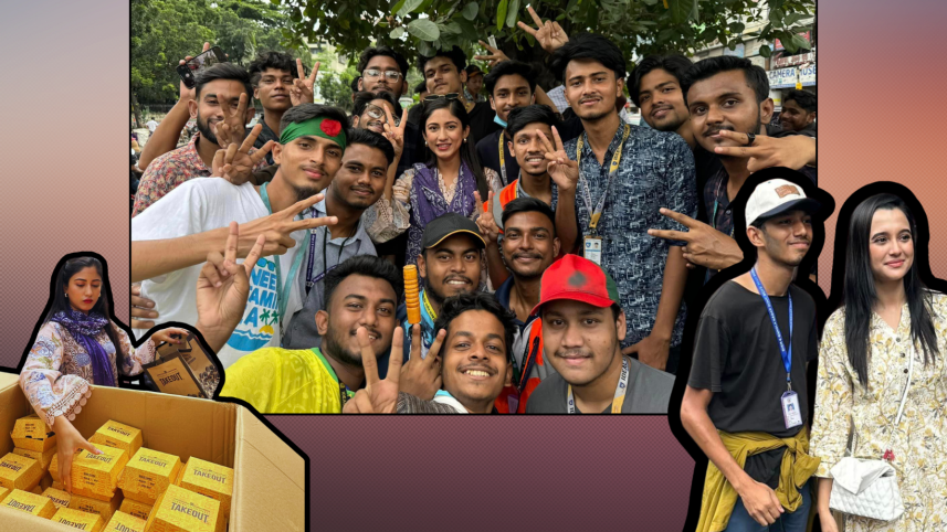 Celebrities join hands with students to rebuild Bangladesh