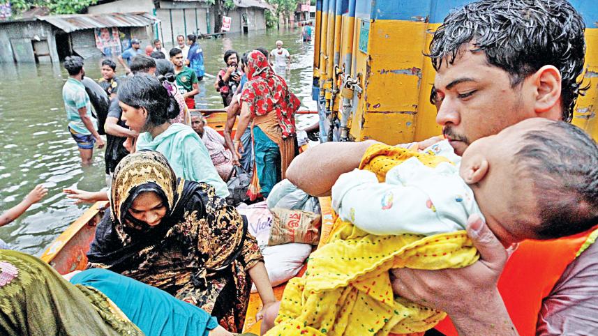 flood victims in Chattogram and Sylhet