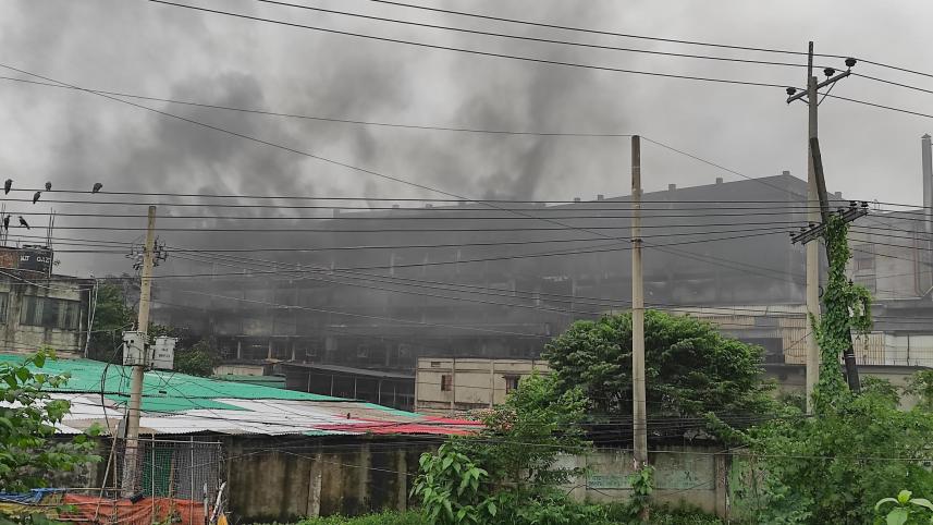 Gazi tyres factory fire doused after 32hrs; building at risk of collapse