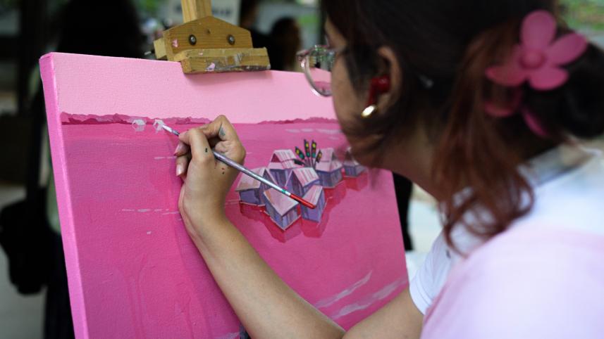 Painting for a cause: Dhaka’s artists show how it’s done