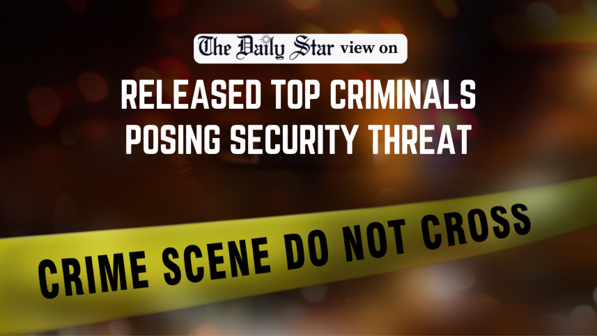 Released top criminals posing security threat
