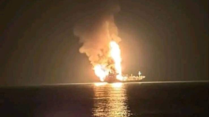 Kutubdia anchorage LPG tanker fire