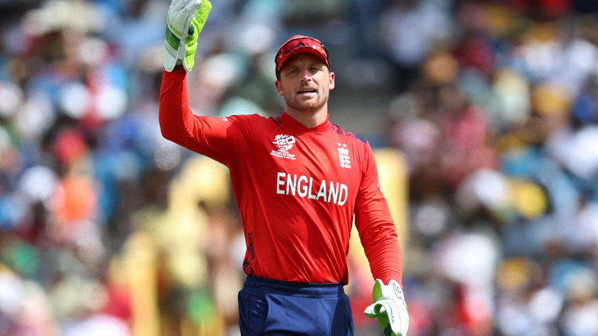 Jos Buttler in white-ball jersey 