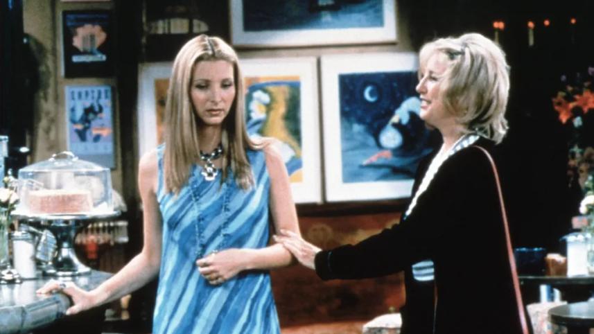Lisa Kudrow, Teri Garr, Friends TV show, comedic genius, tribute, Phoebe Buffay, Phoebe’s mother, Hollywood stars, David Letterman, Michael Keaton, Steve Martin, NBC sitcom, acting legend, multiple sclerosis, guest appearance, Season 3 finale, The One at 