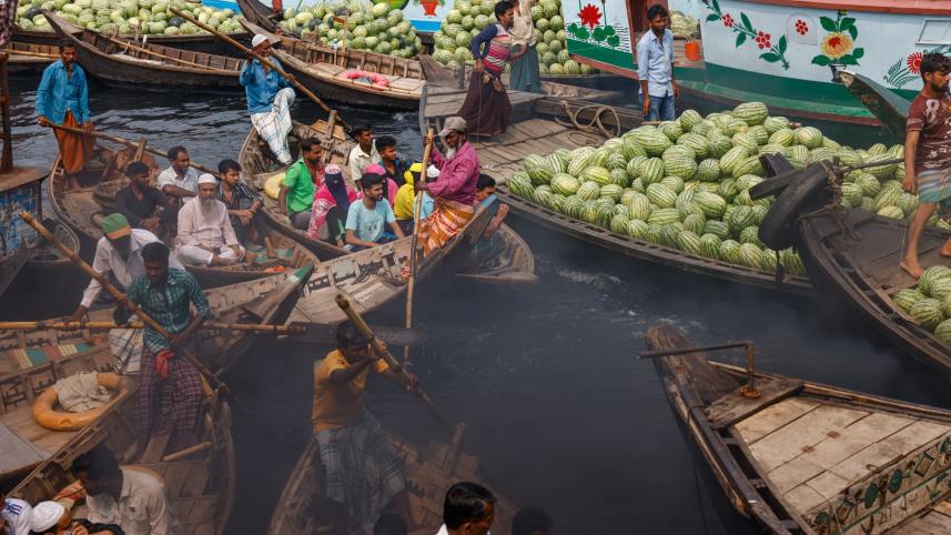 rivers and people in Bangladesh