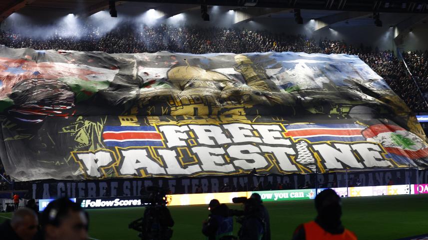 PSG Free Palestine banner controversy