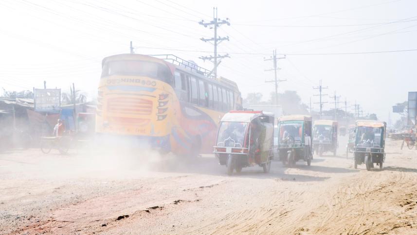 dust pollution in Khulna