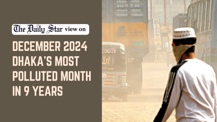 december 2024 dhaka's most polluted month in 9 years